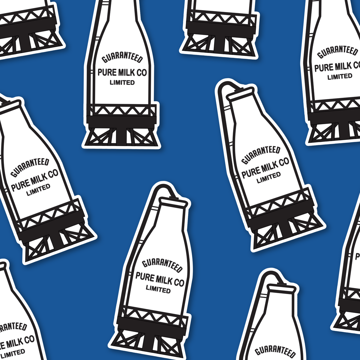 Gaurenteed Pure Milk Sticker