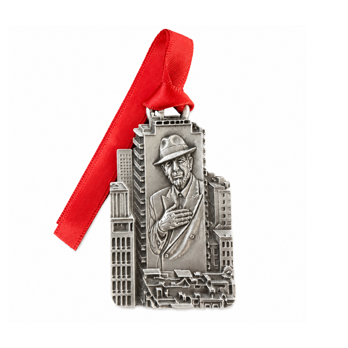 Leonard Cohen Christmas Ornament