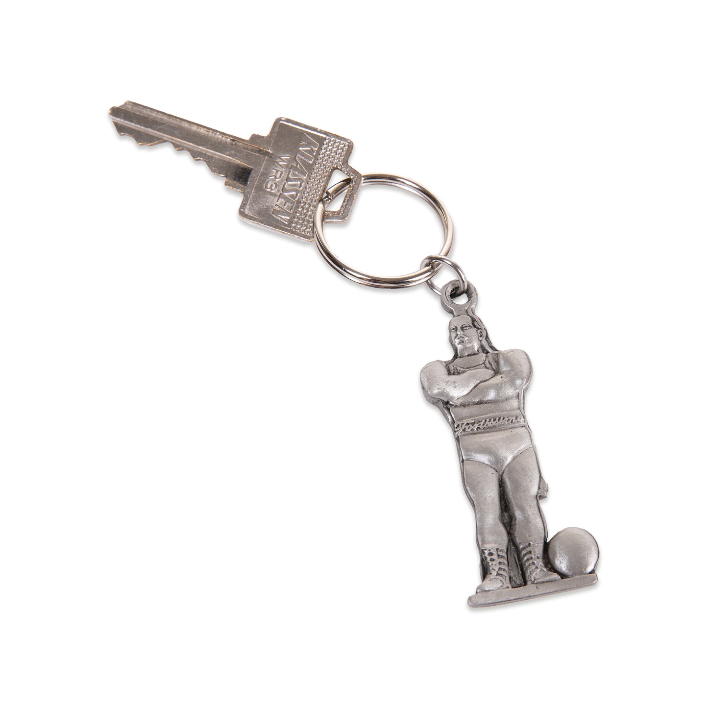 Louis cyr pewter keychain, montreal strong man, icon, gift, souvenir