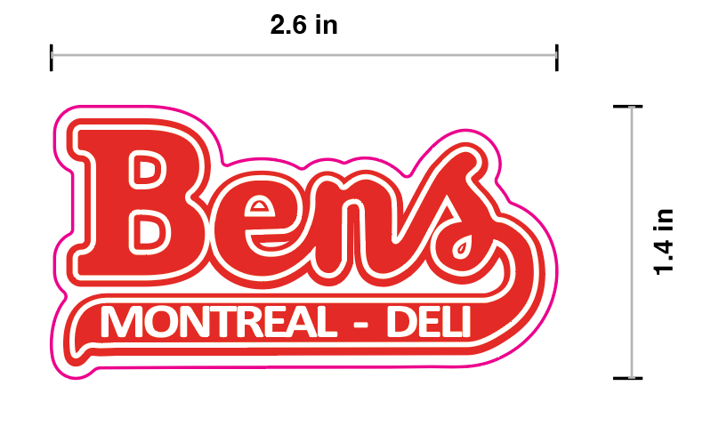 Ben's Deli Sticker