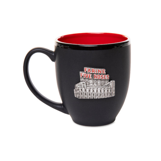 farine five roses, ceramic mug, coffee mug, montreal, landmark, neon sign, gift, souvenir, drinkware, tea, neon sign