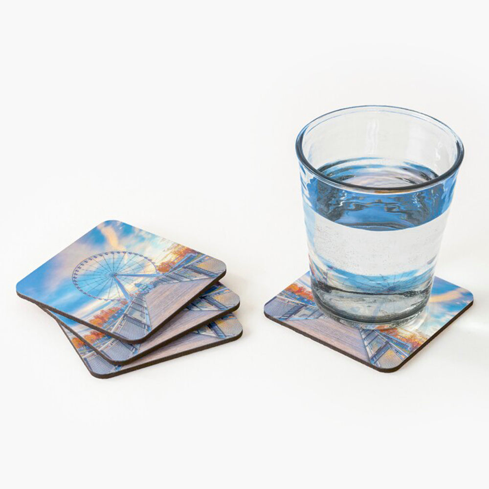 coaster, drink, photo, montreal, cork, pulpbase, fathers day