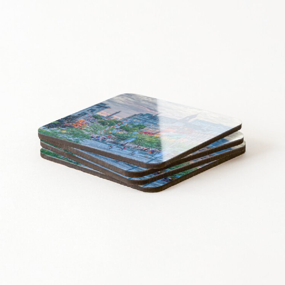 coasters, sous-verres, montreal drink coasters, montreal photography, place jacques cartier, old montreal, vieux port, gift, souvenir
