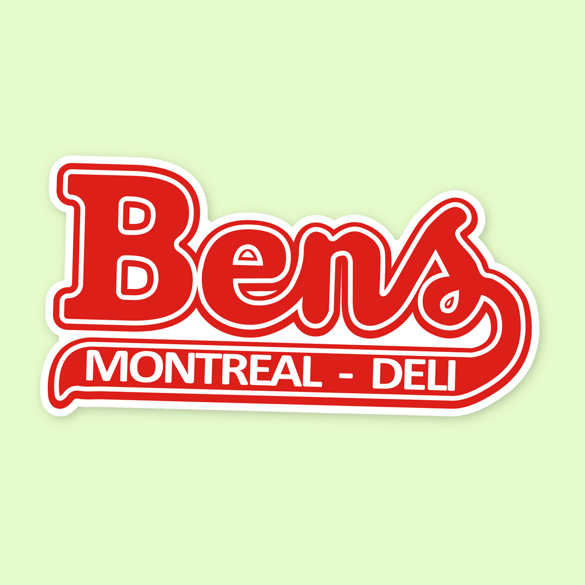 Ben's Deli Sticker