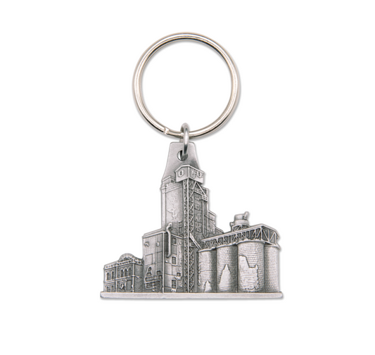 Canada Malting Pewter Keychain