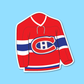 Canadiens Jersey Sticker
