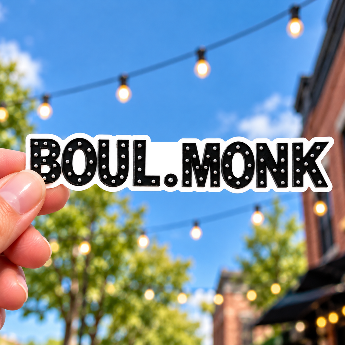Boulevard Monk Sticker