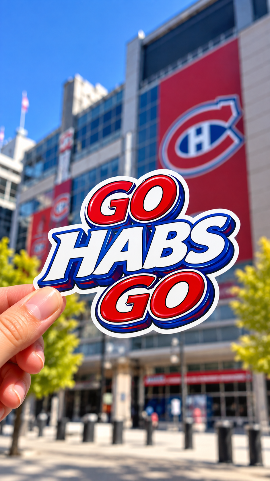Go Habs Go Sticker