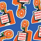 Autocollant « Gibeau Orange Julep »