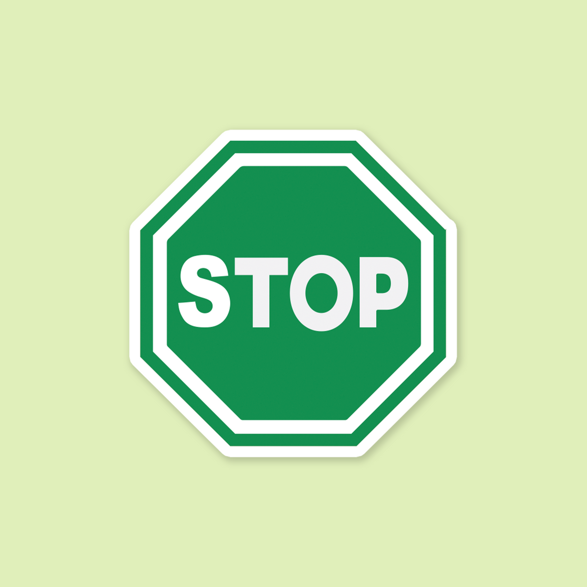 Greenstop Sticker