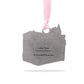 little pink house, maison rose, christmas decoration, pewter ornament, home decor, holiday season, gift