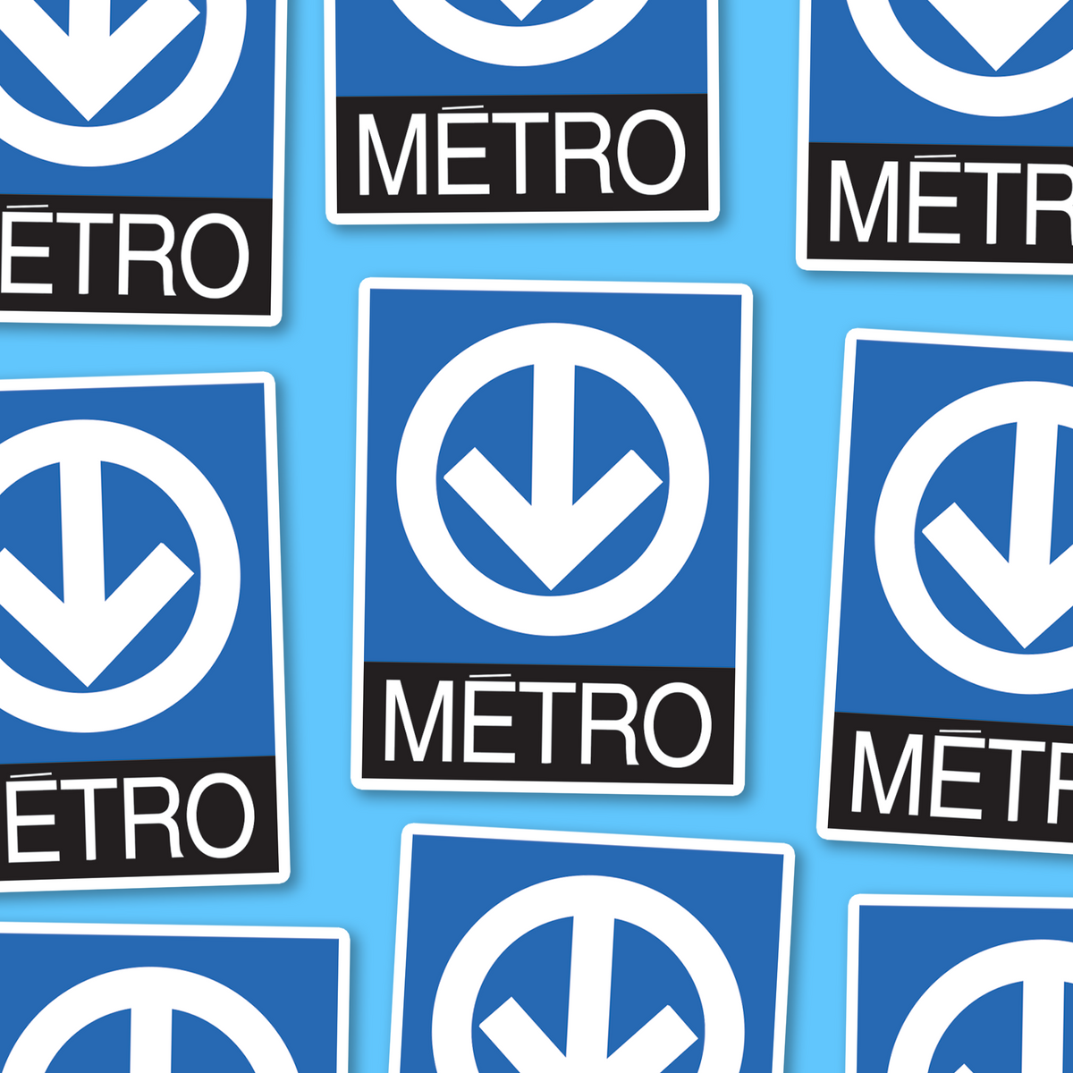 Montréal Metro Sticker
