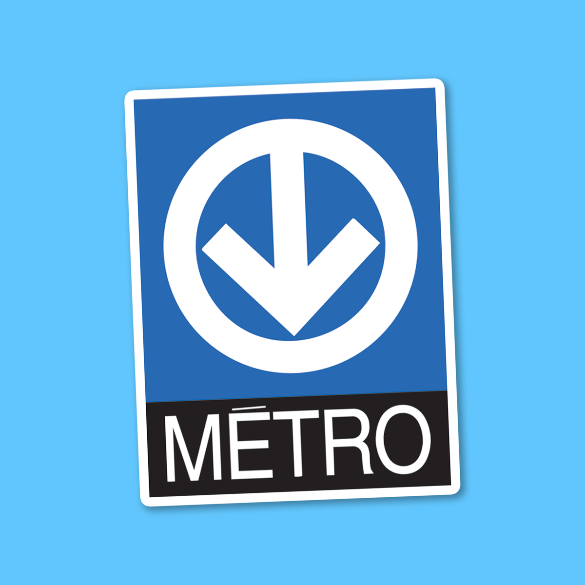 Montréal Metro Sticker
