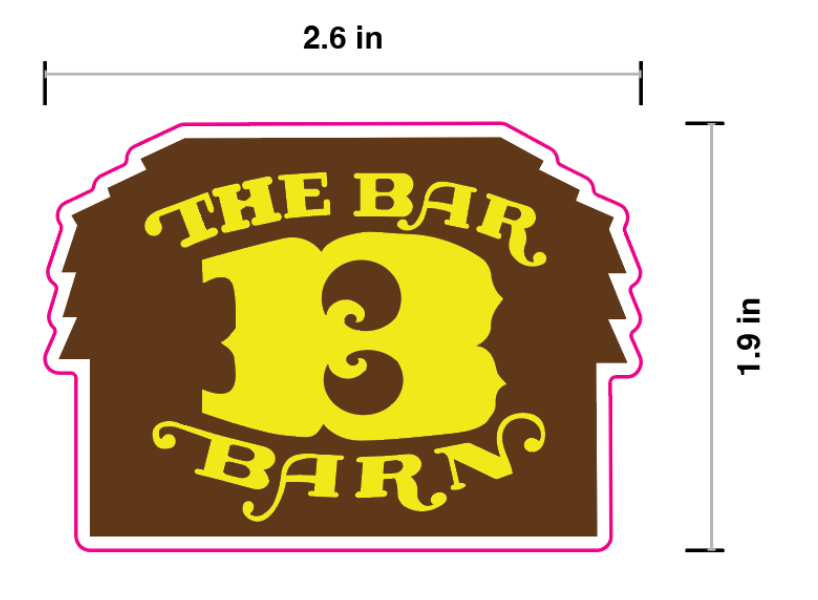 Bar-B-Barn Sticker